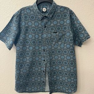 RIP CURL Surf Craft Men’s Button Down Short Sleeve Shirt Size XL